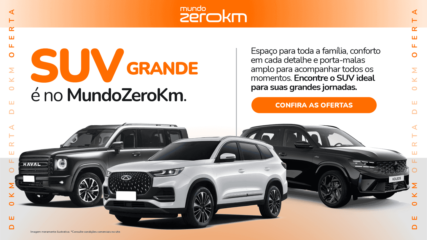 SUV Grande é no Mundo ZeroKM