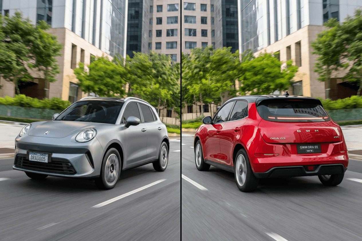Ora 03 ou Ora 5: quais são as principais diferenças entre os elétricos da GWM?