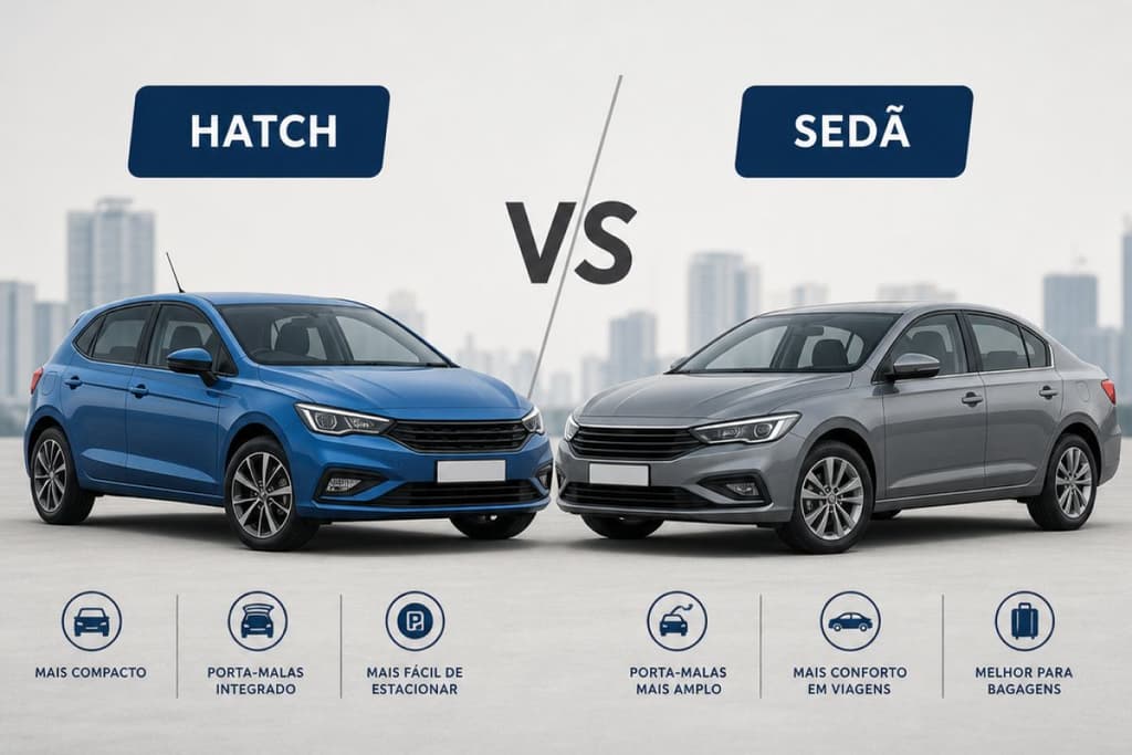 Hatch ou sedã: qual a melhor opção?