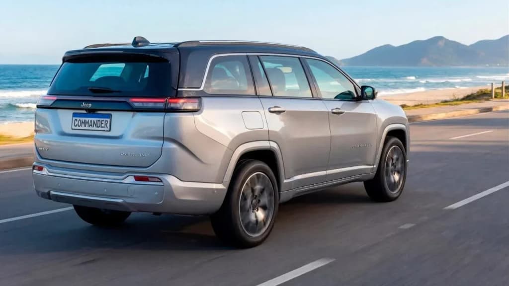 Jeep Commander 2027 ganha híbrido leve nas versões Limited e Overland