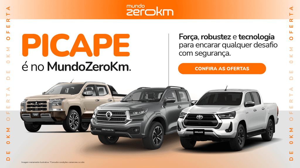 Picape é no Mundo Zerokm